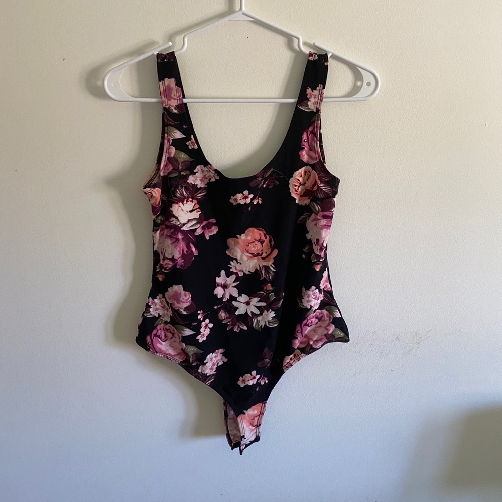 Flowered Bodysuit